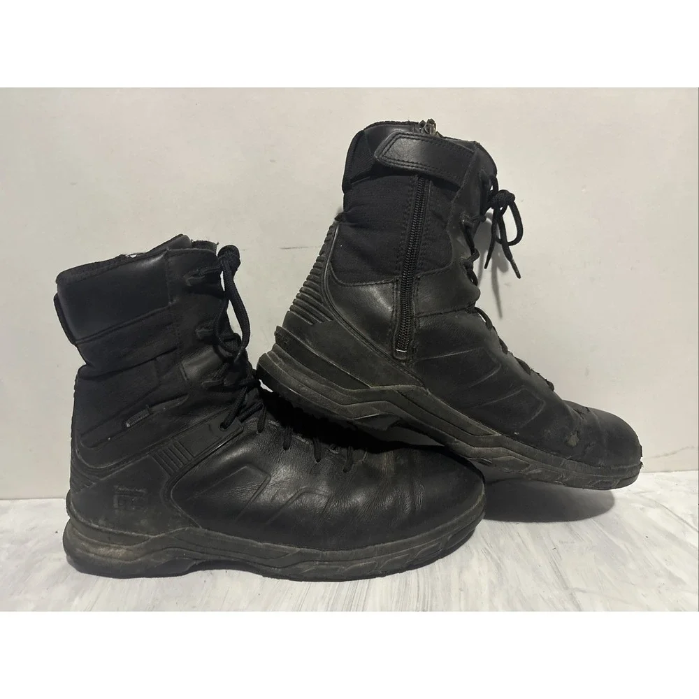 Timberland Pro Mens 11 M Black Tactical Waterproof Side Zip Combat Boots